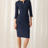 Folkestone Navy Performance Tailoring Dress
