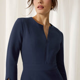 Folkestone Navy Performance Tailoring Dress