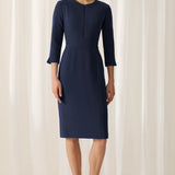 Folkestone Navy Performance Tailoring Dress