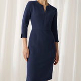 Folkestone Navy Performance Tailoring Dress