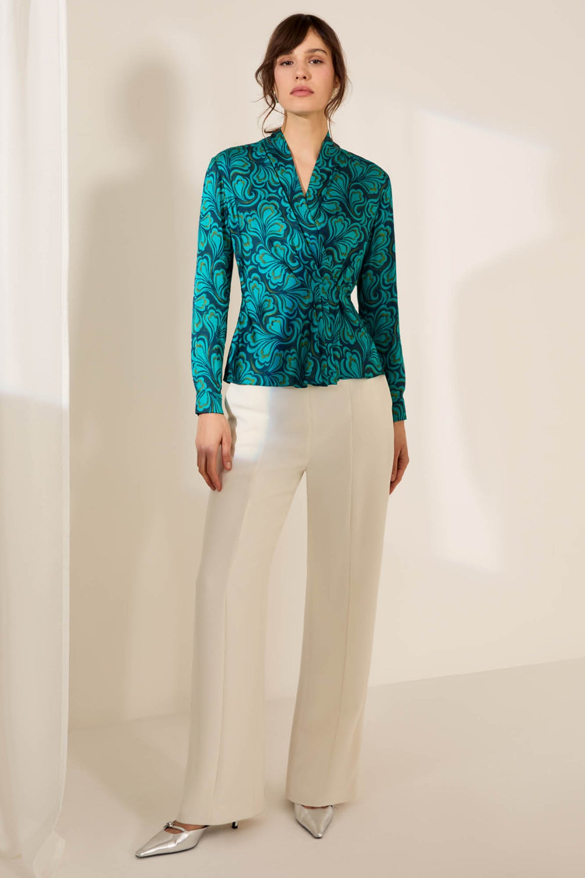 Harlequin Cream Trousers