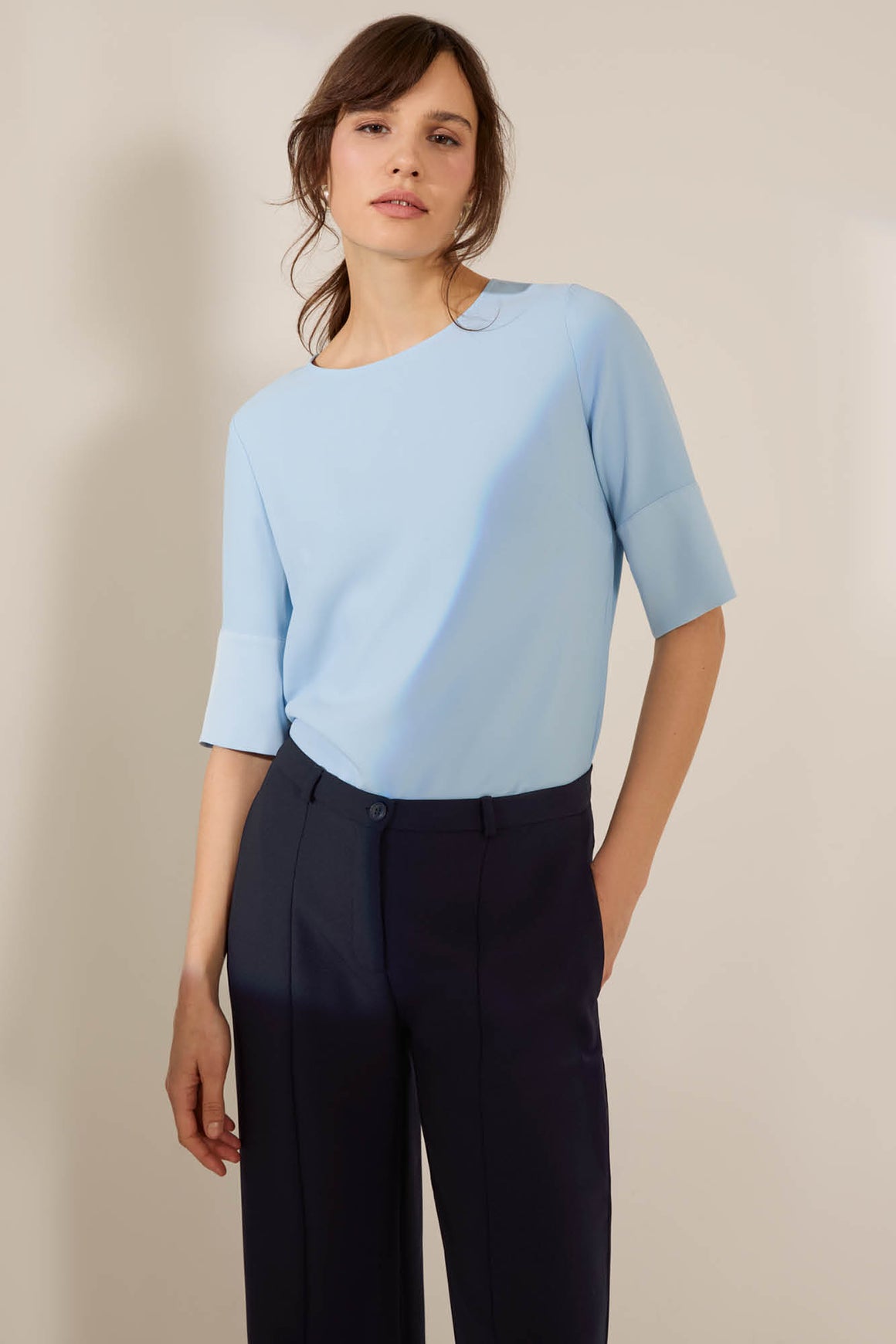 Alton Navy Performance Tailoring Trousers