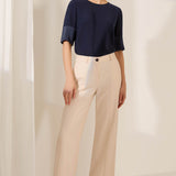 Alton Cream Twill Trouser