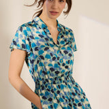 La Rochelle Ginkgo Print Dress