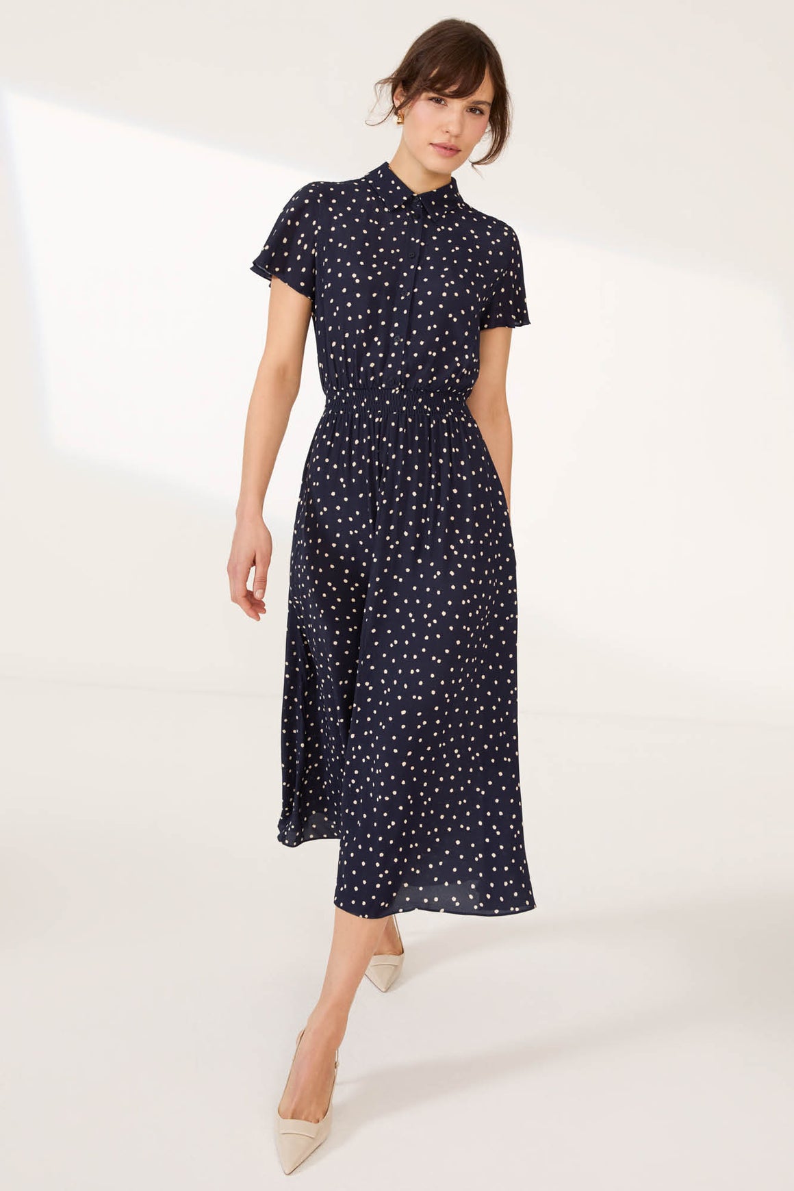 La Rochelle Spot Print Dress