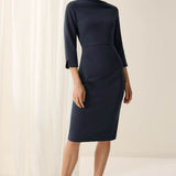 Lambrook Navy Performance Tailoring Dress