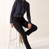 Davos Black Performance Tailoring Trousers