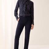 Langley Spot Print Blouse