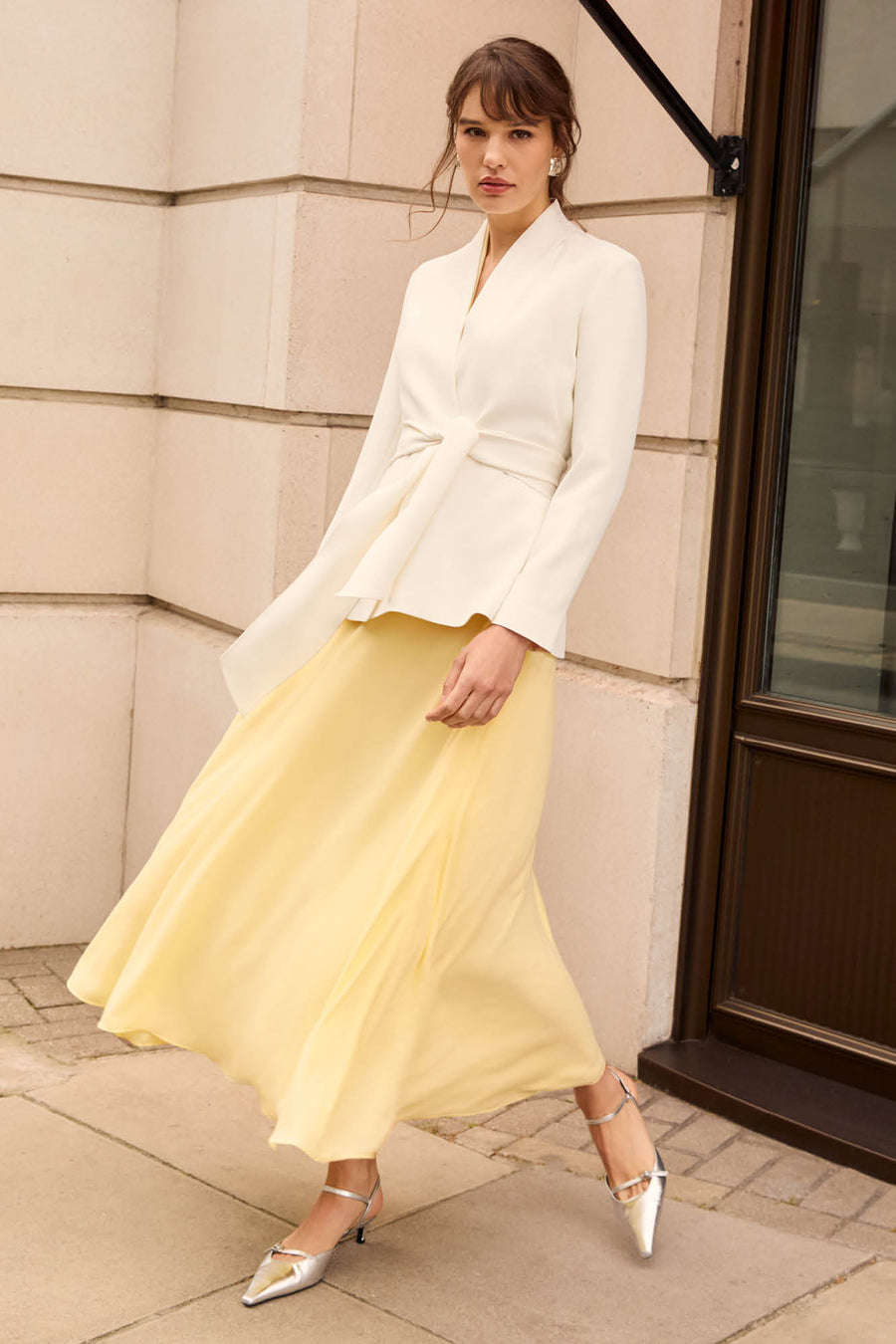 Flora Buttermilk Dress