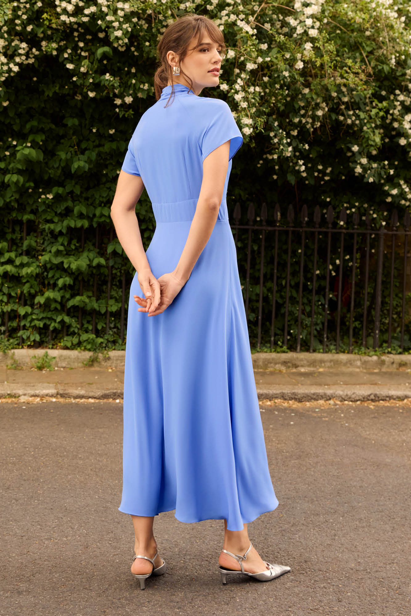 Flora Cornflower Blue Dress