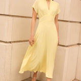 Flora Buttermilk Dress