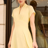Flora Buttermilk Dress