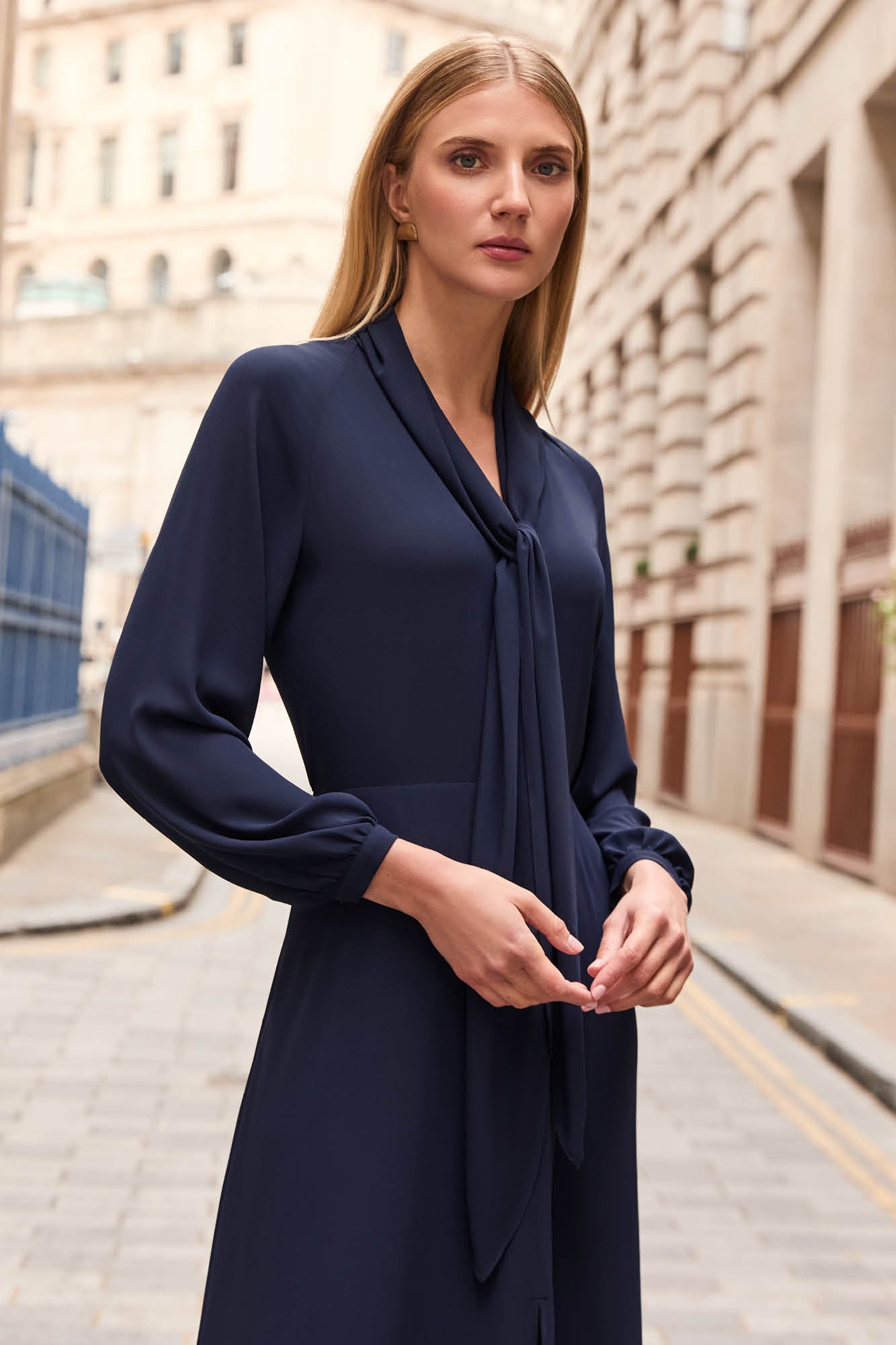 Sienna Navy Dress