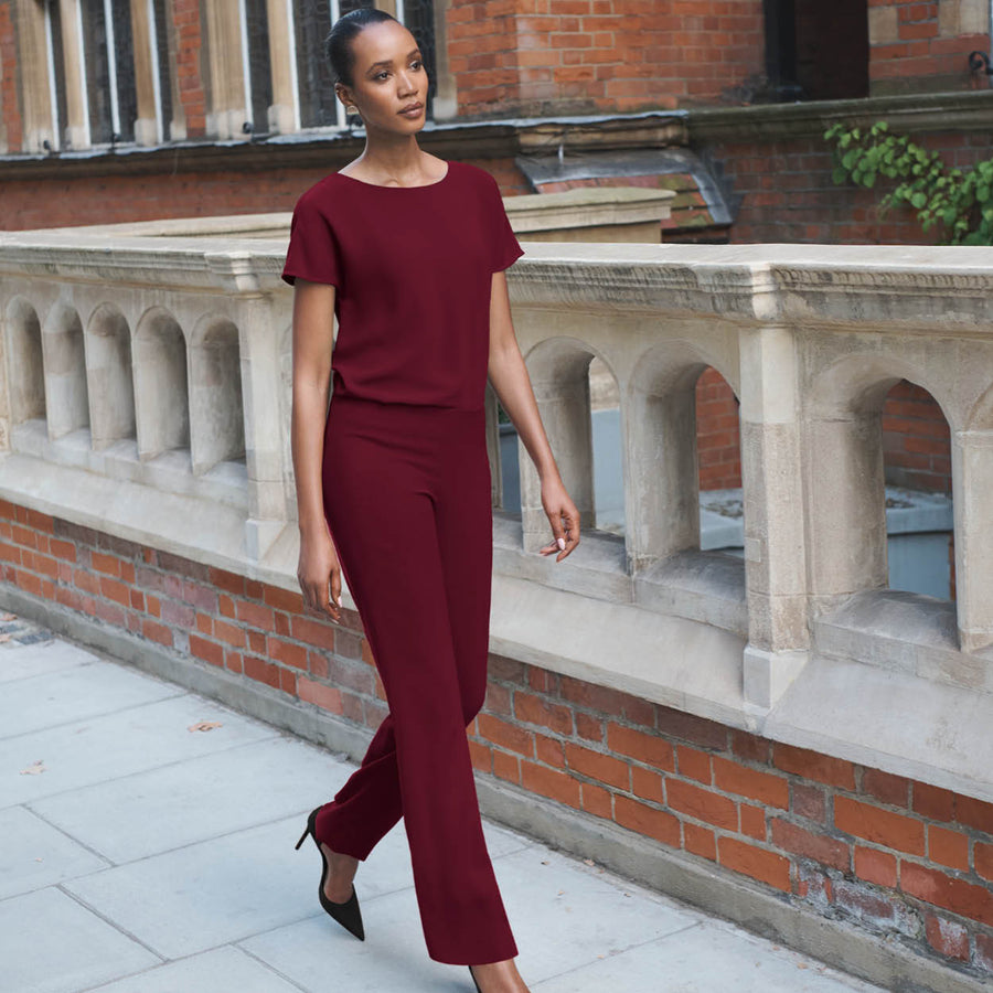 Stirling Bordeaux Trousers