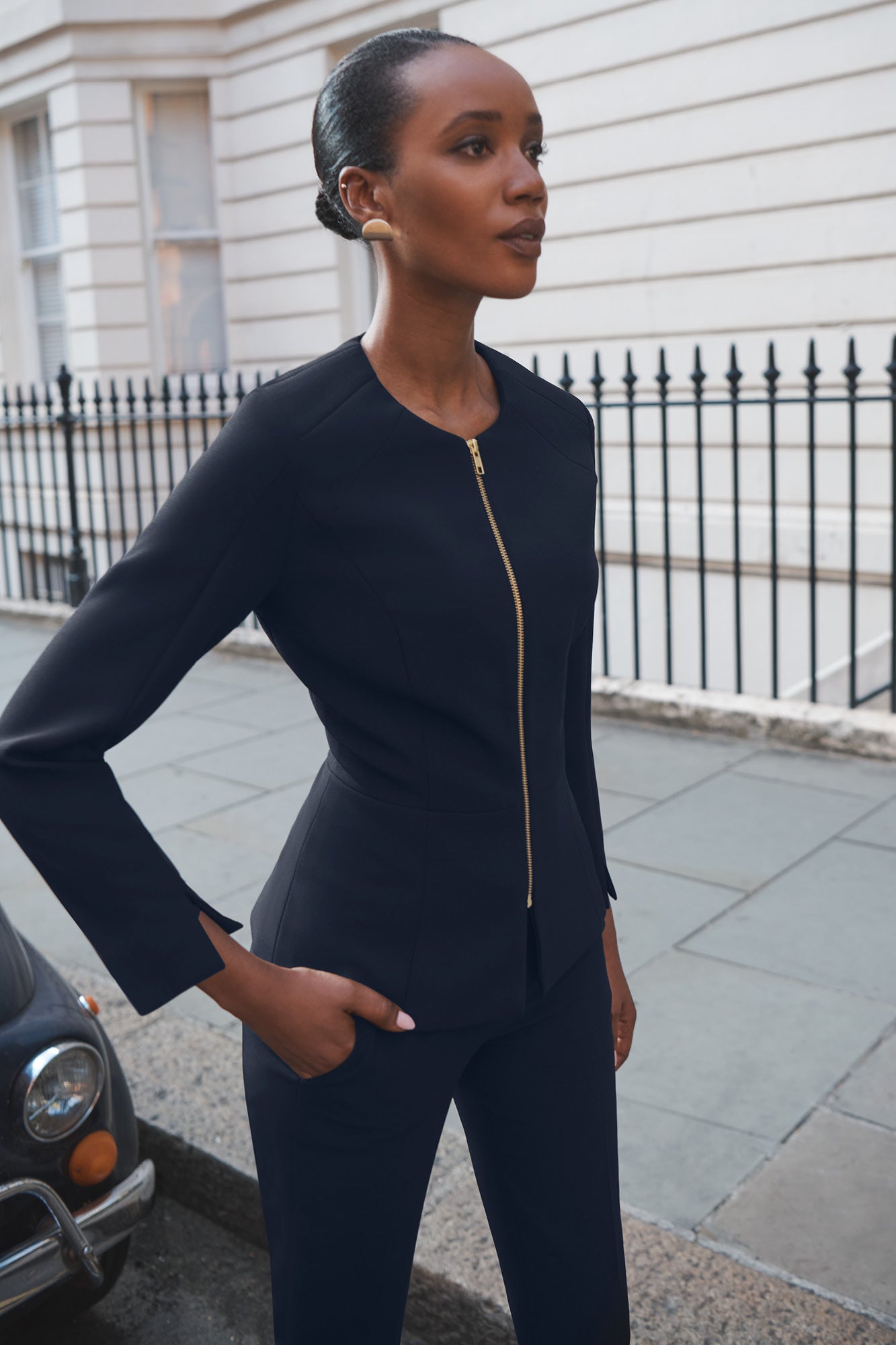 Sussex Navy Performance Tailoring Jacket