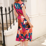 Yarmouth Modernist Print Dress