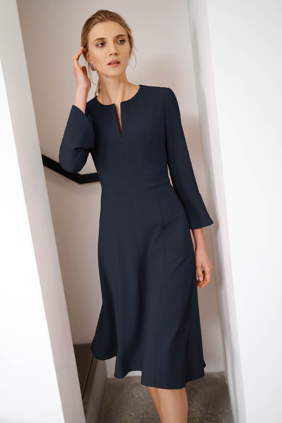 Walbrook Navy Dress