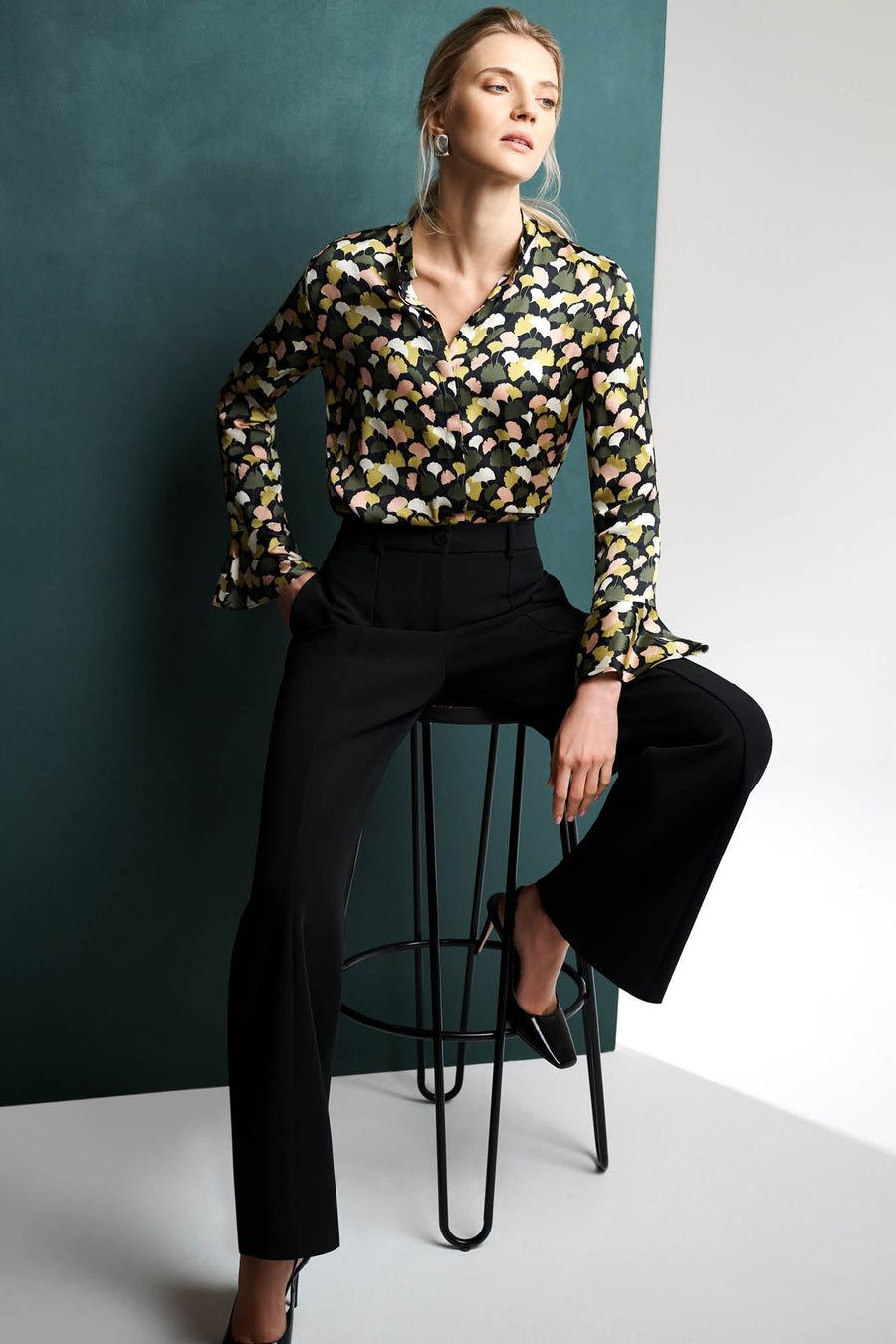Alton Black Performance Tailoring Trousers