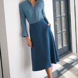 Felsham Turner Blue Skirt