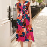 Yarmouth Modernist Print Dress