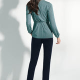 Camden Summer Geo Print Jersey Top