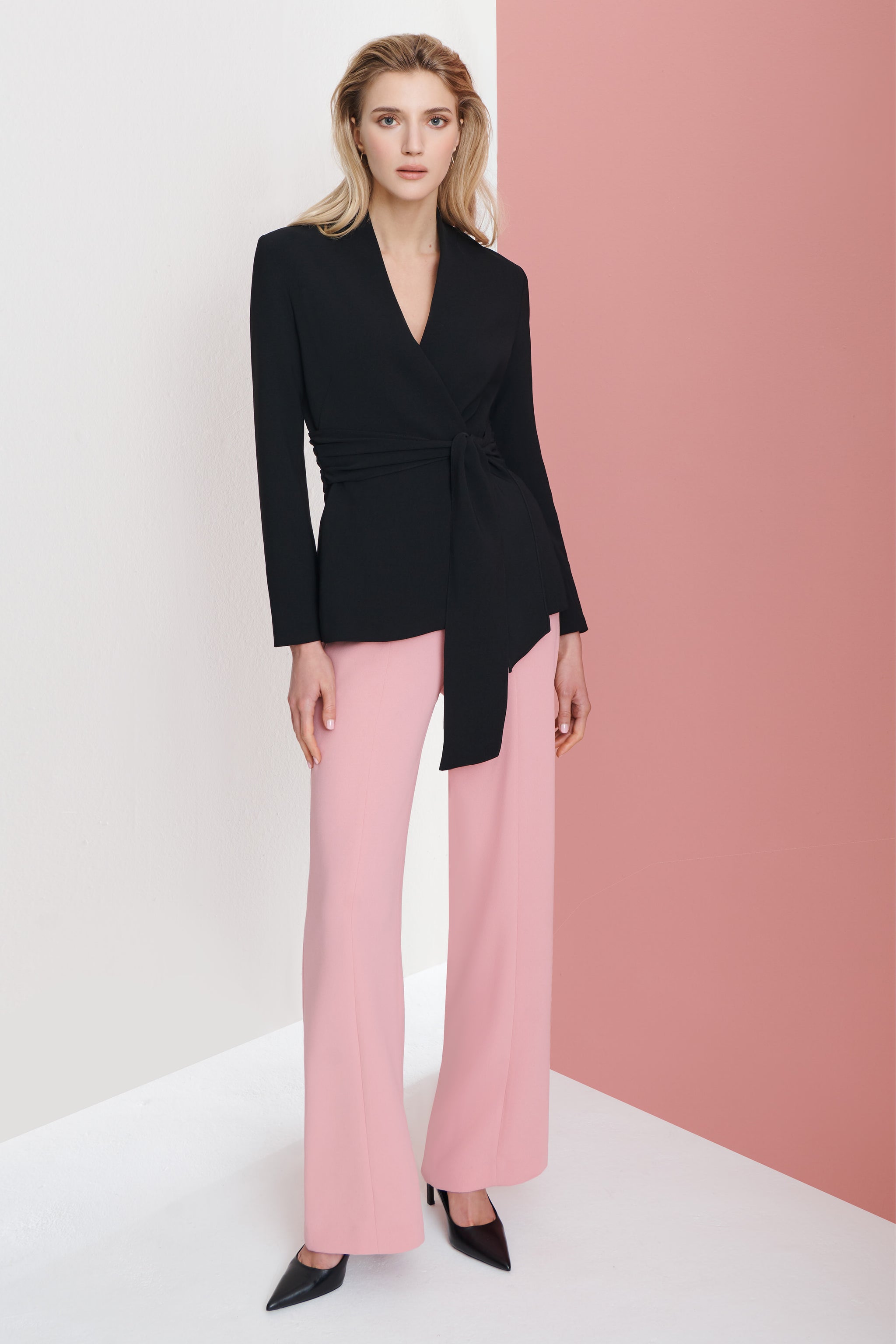 Harlequin Rose Pink Trousers