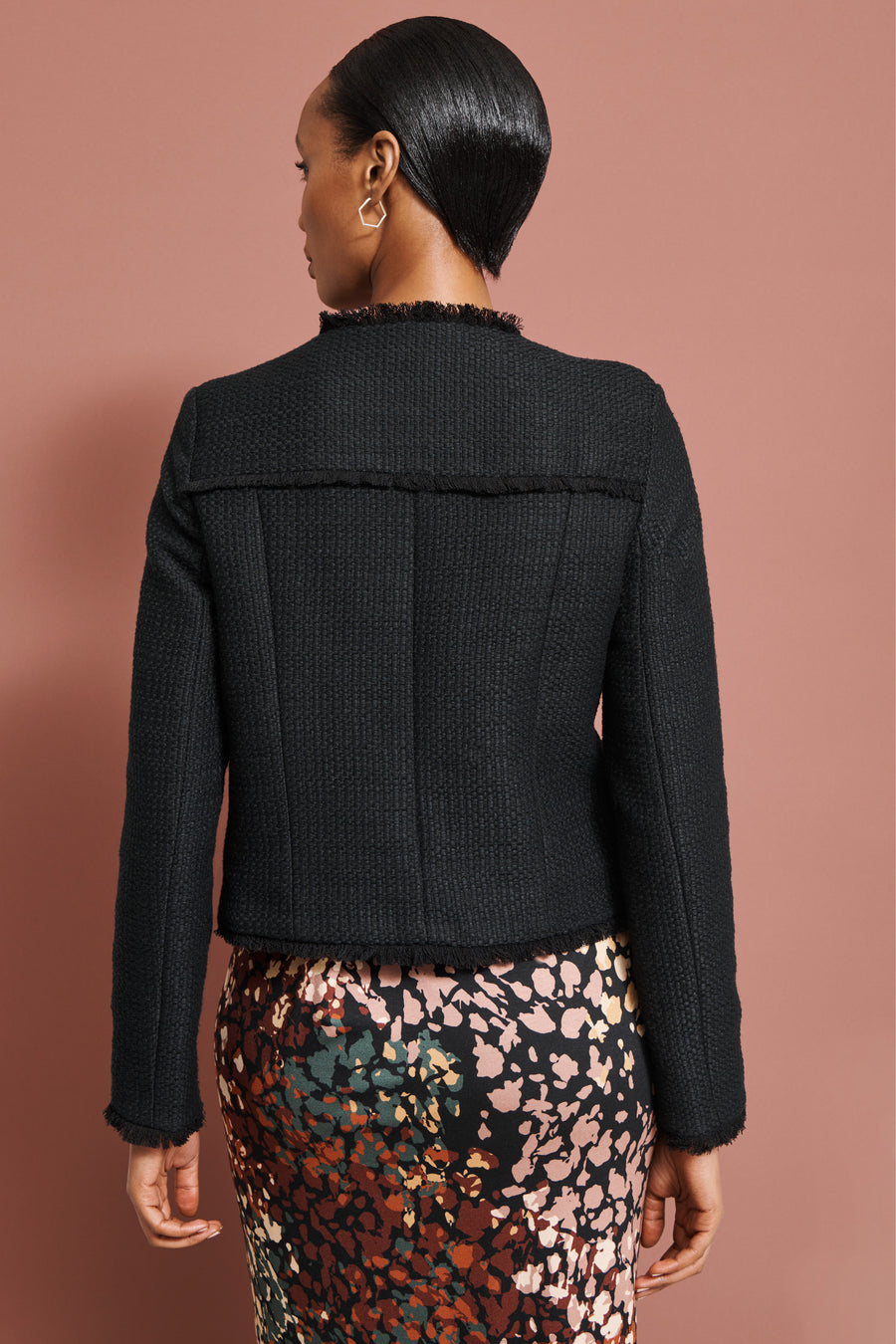 Babington Black Boucle Jacket