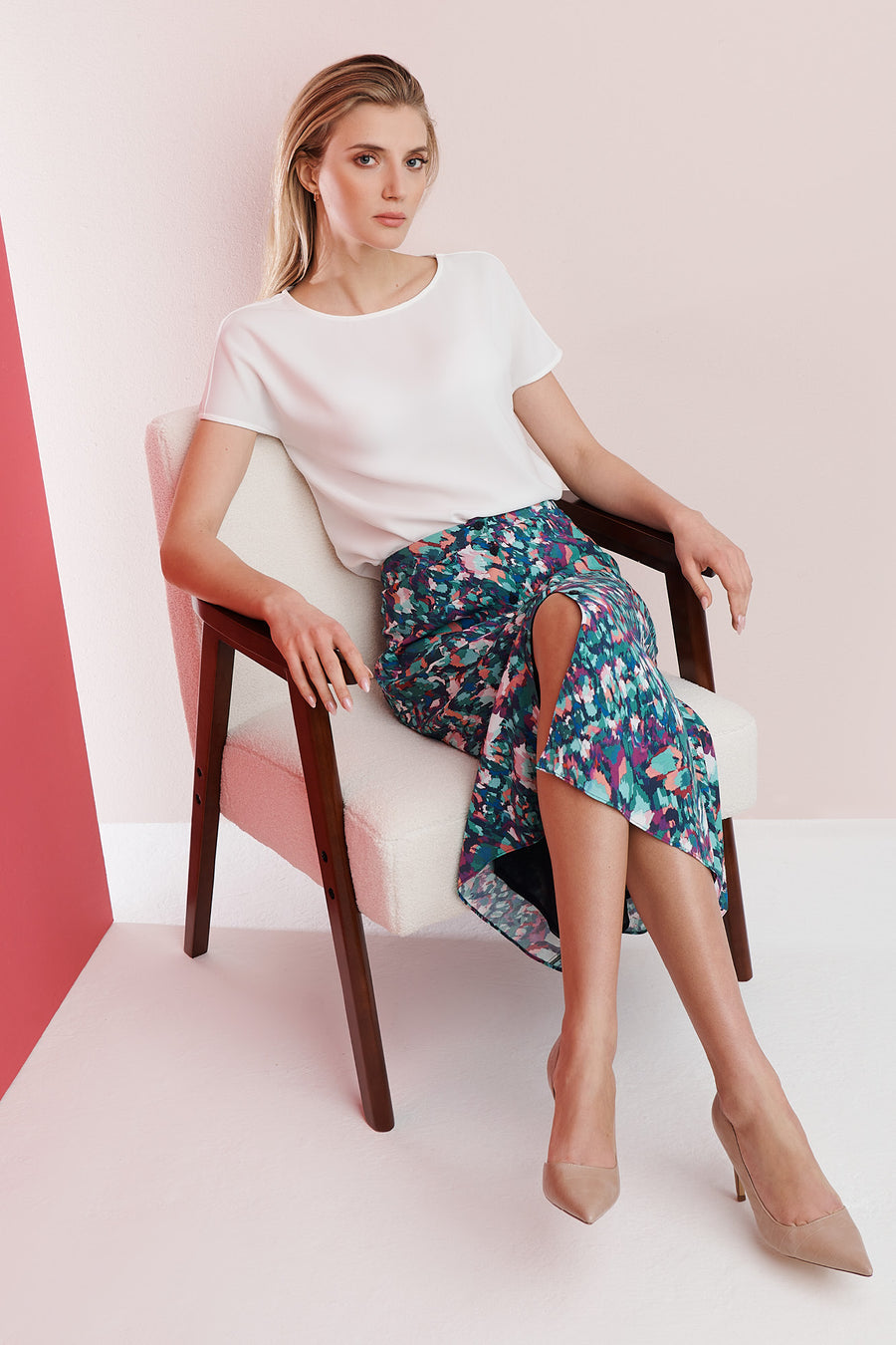 Twyford Art Print Skirt