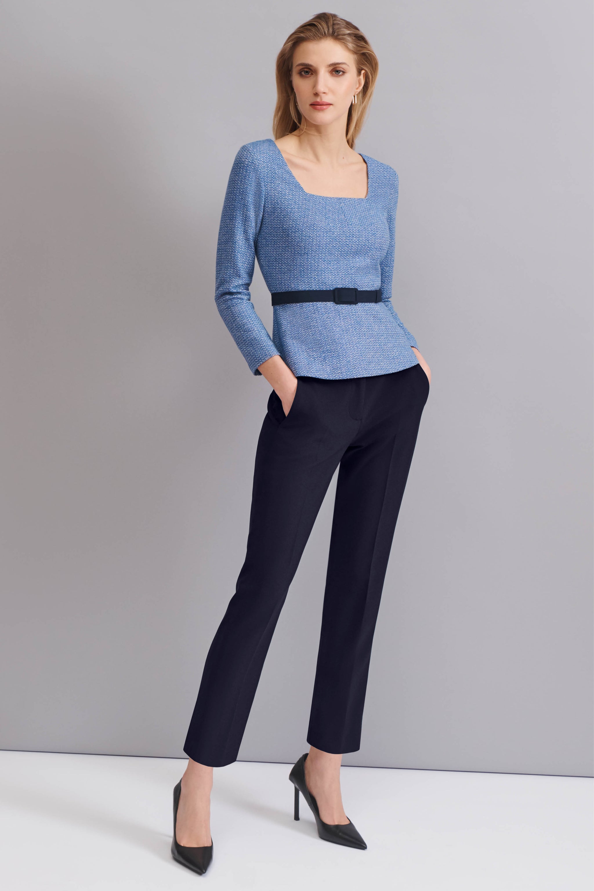 Tate Terrazzo Wool Top