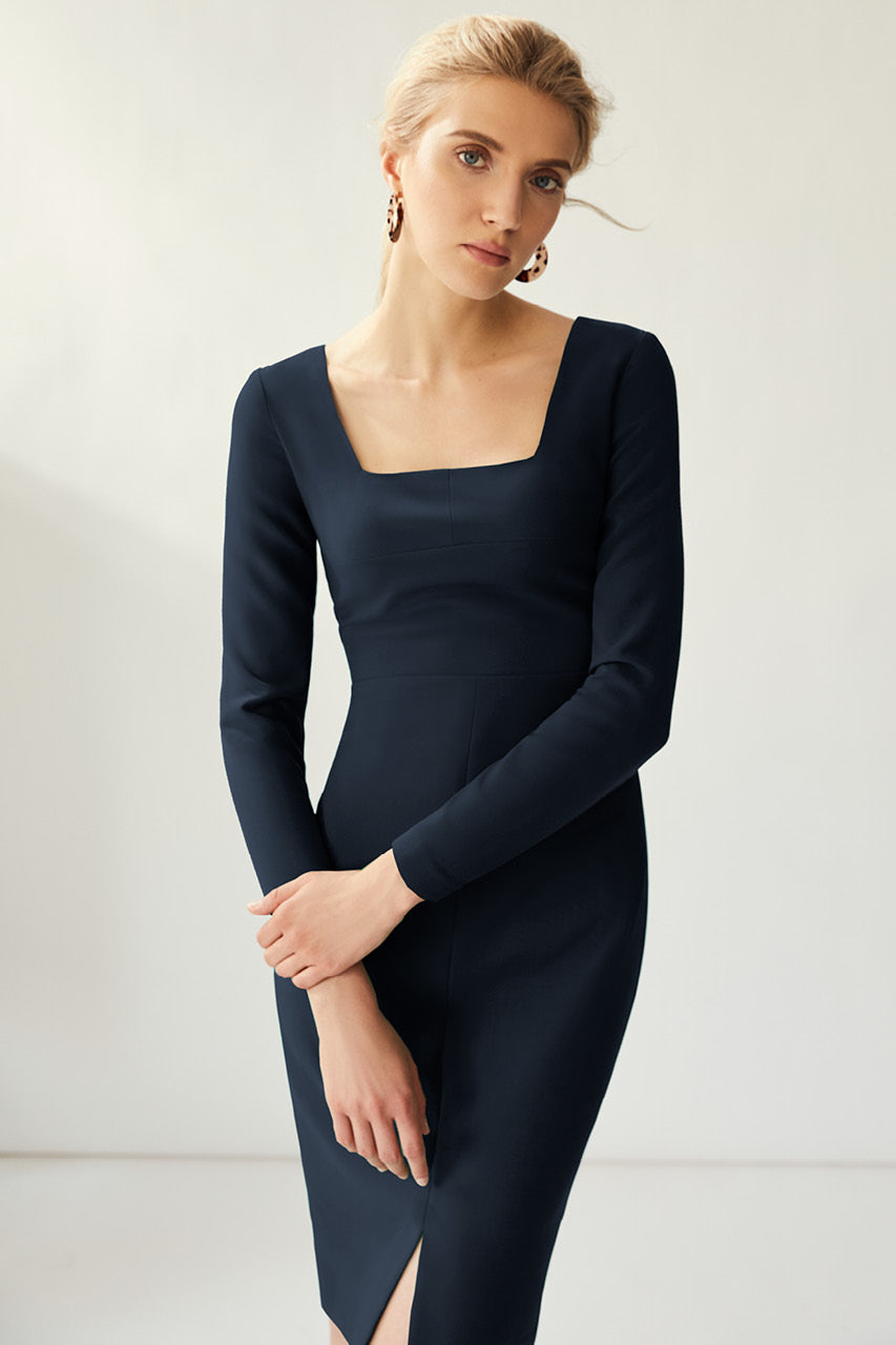 Saatchi Navy Dress