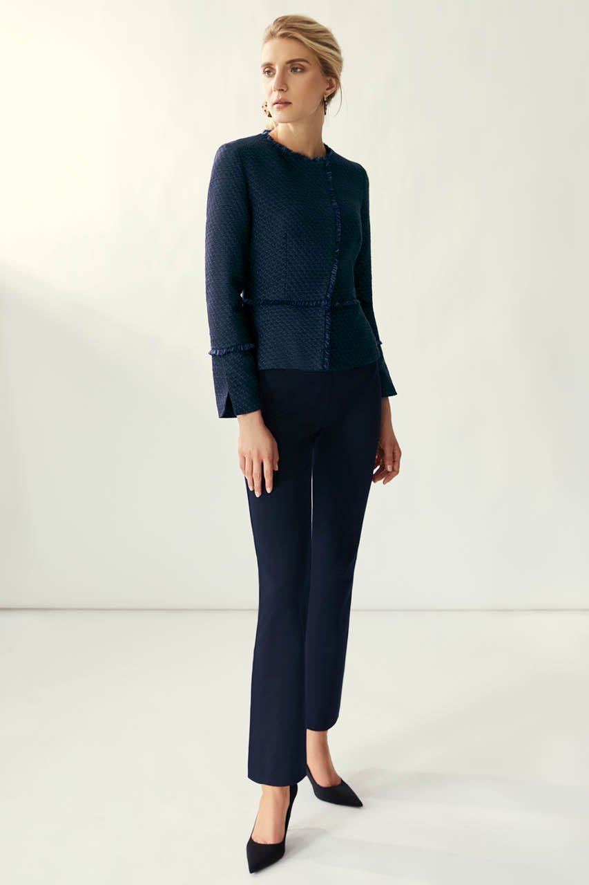 Rivington Blue Mix Jacquard Jacket