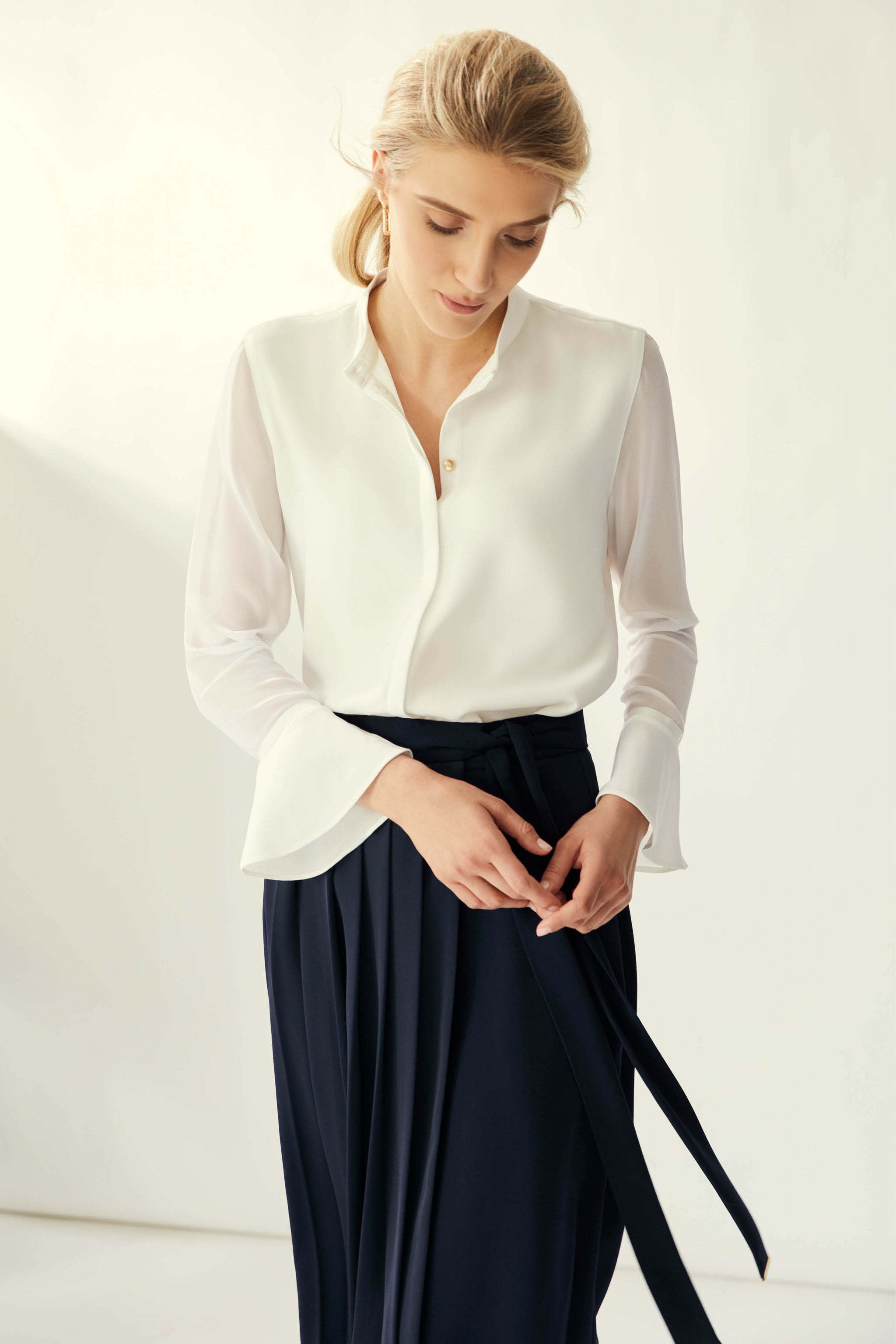 Stanhope Navy Skirt
