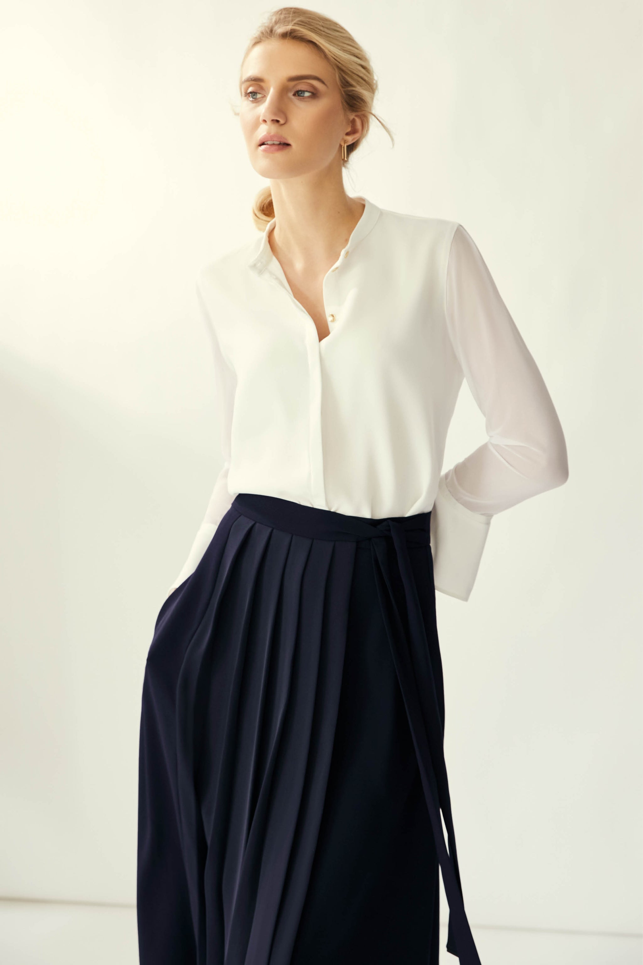 Stanhope Navy Skirt