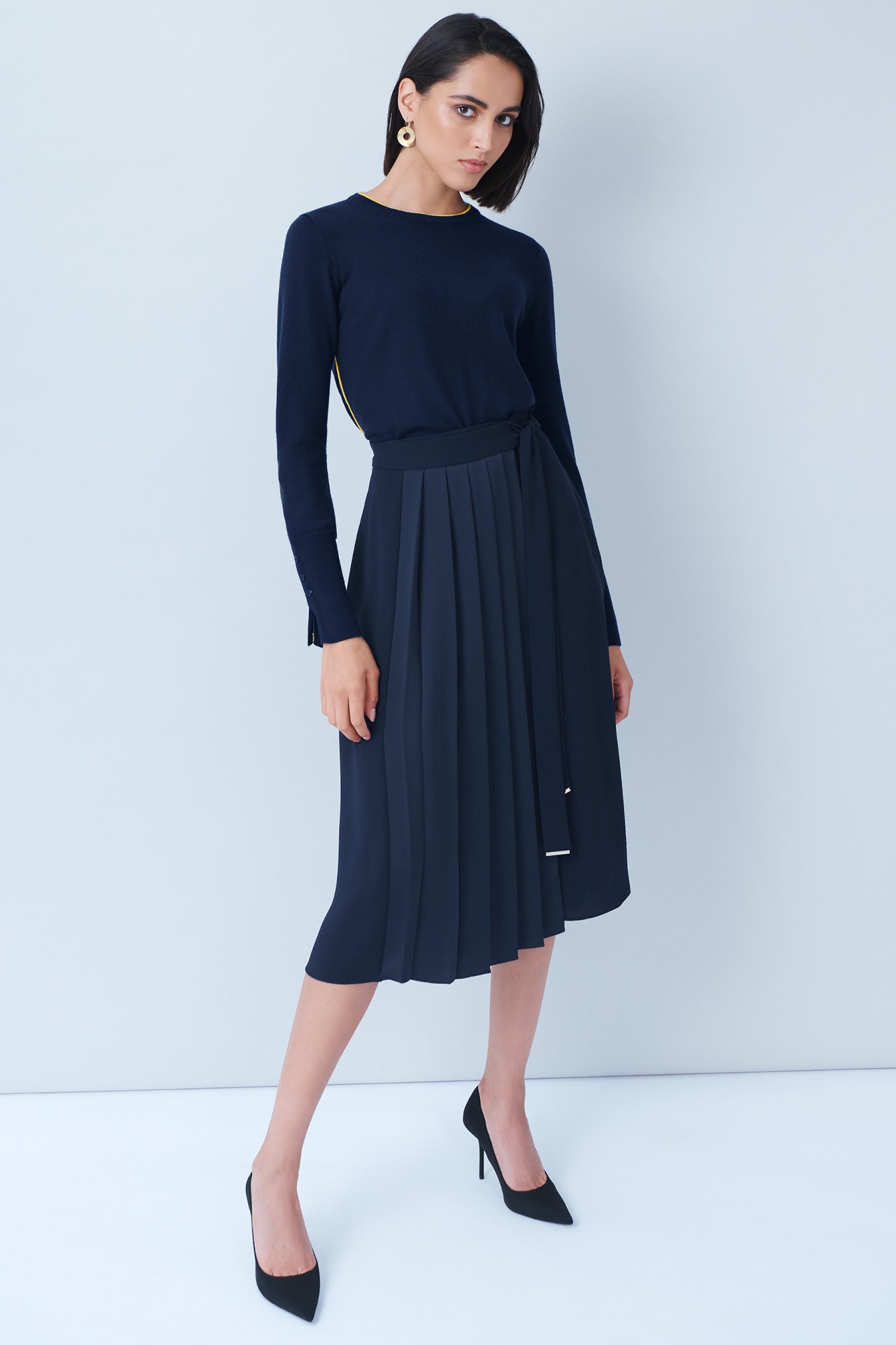 Stanhope Navy Skirt