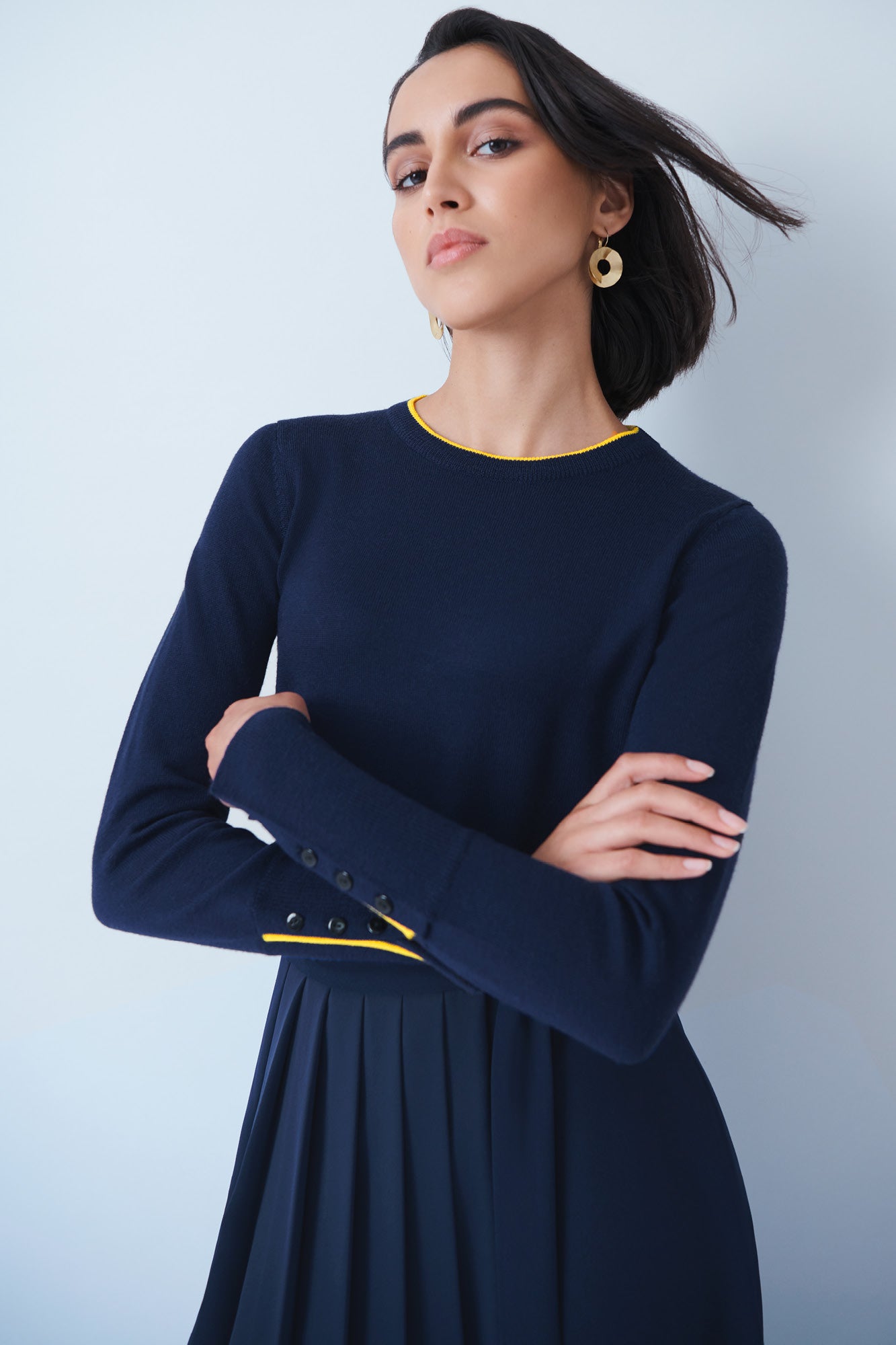 Stanhope Navy Skirt