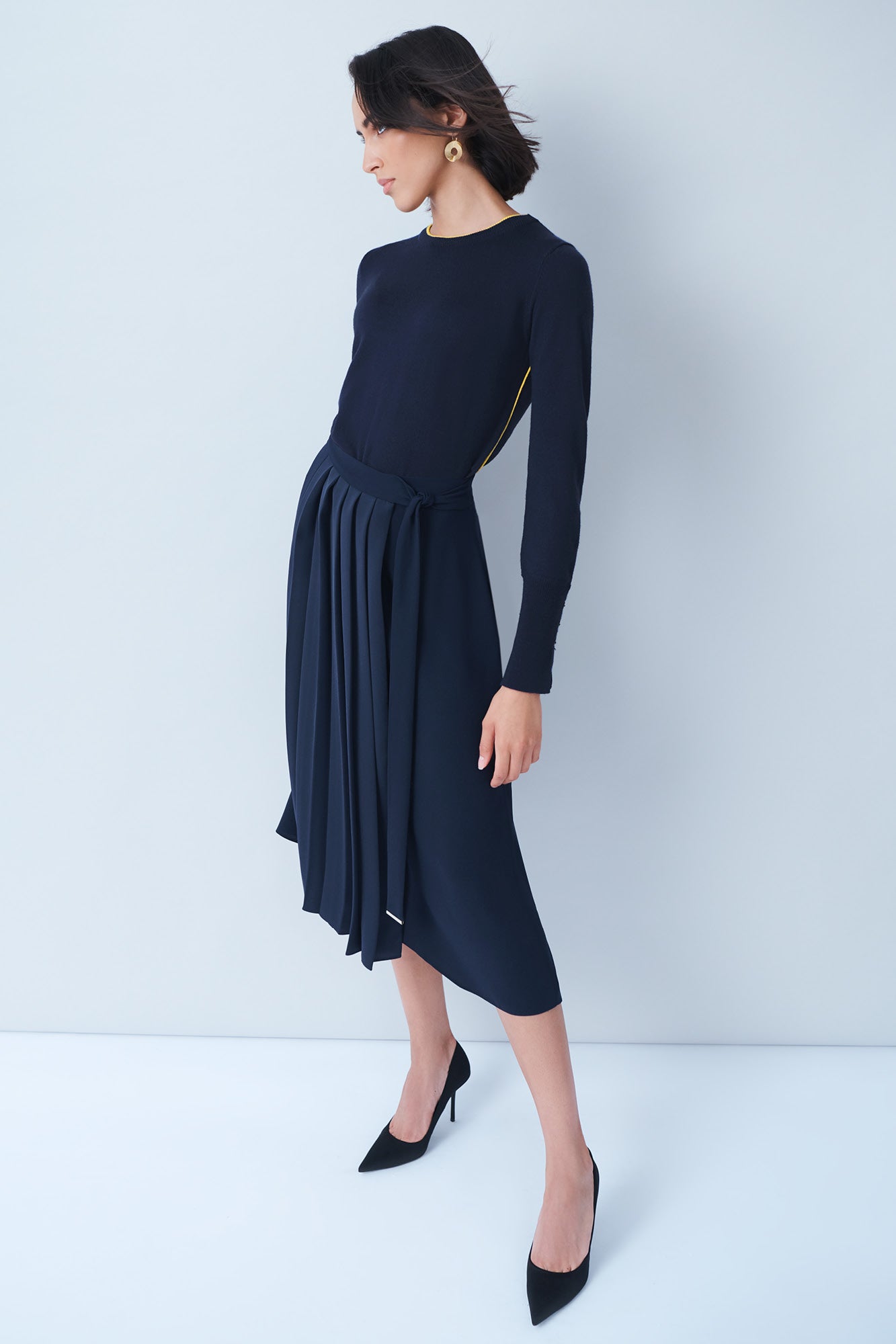 Stanhope Navy Skirt