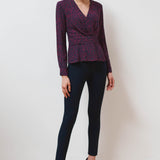 Keats Navy Ponte Trousers