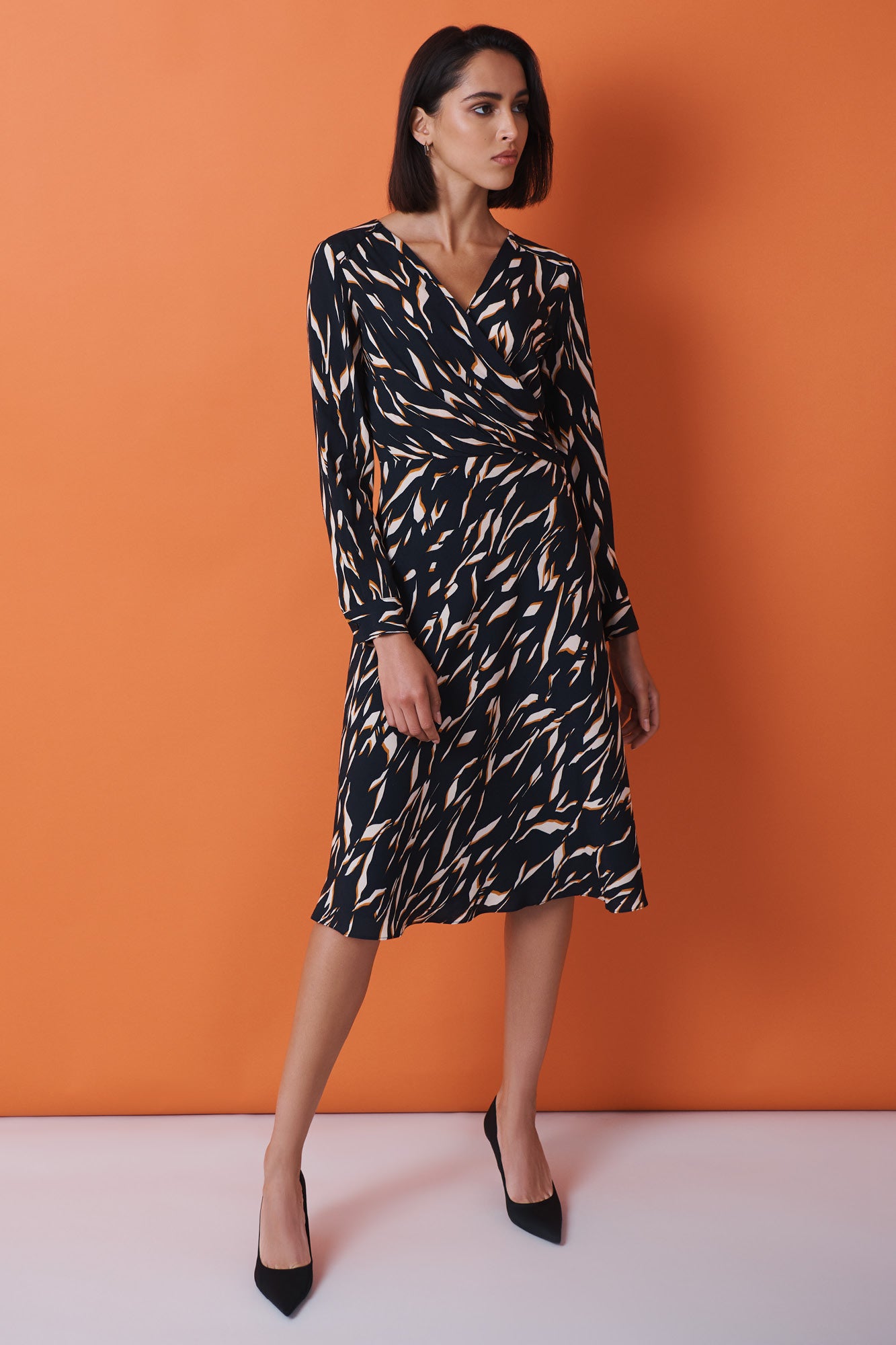 Lennox Shadow Print Dress