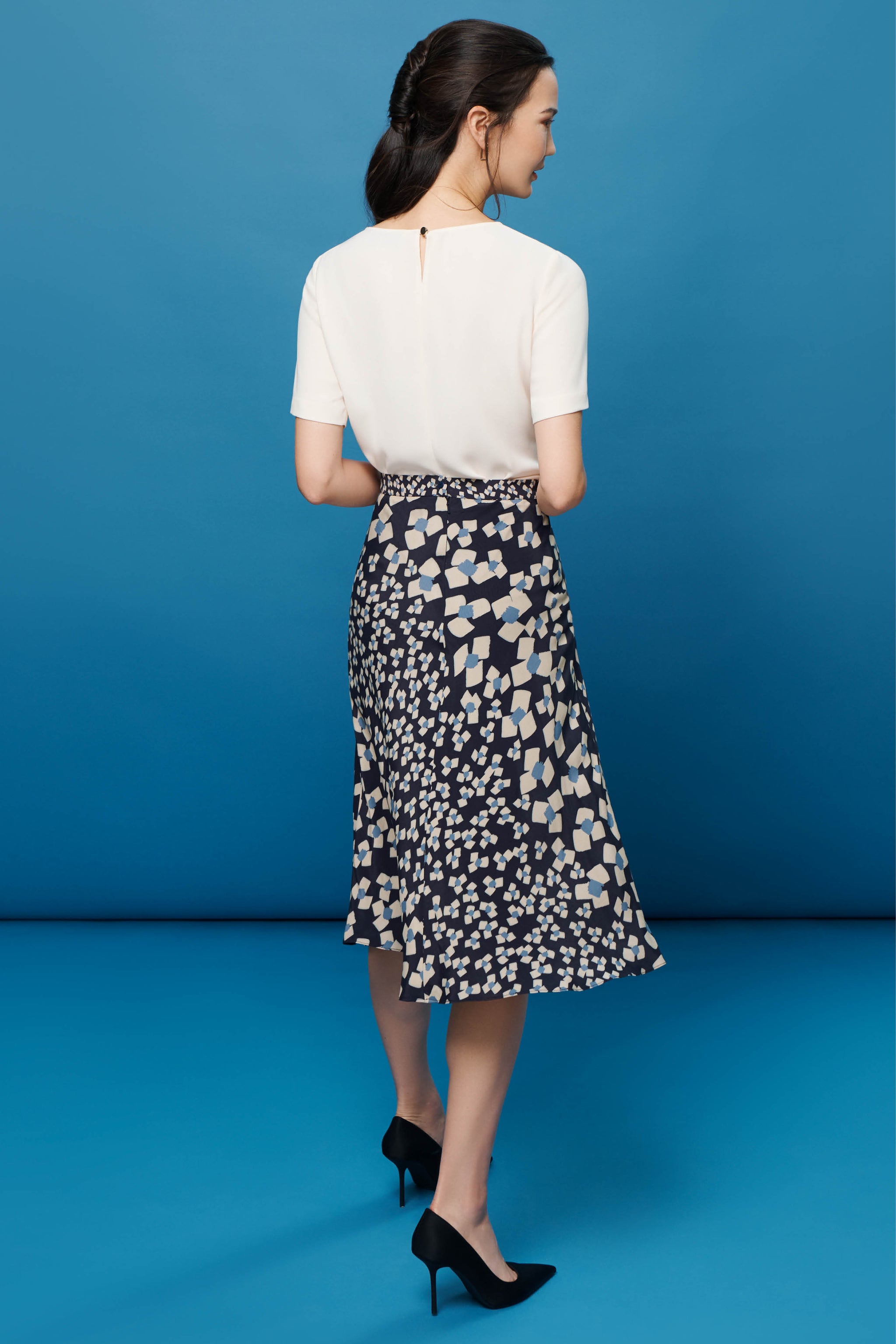 Felsham Shapes Print Skirt