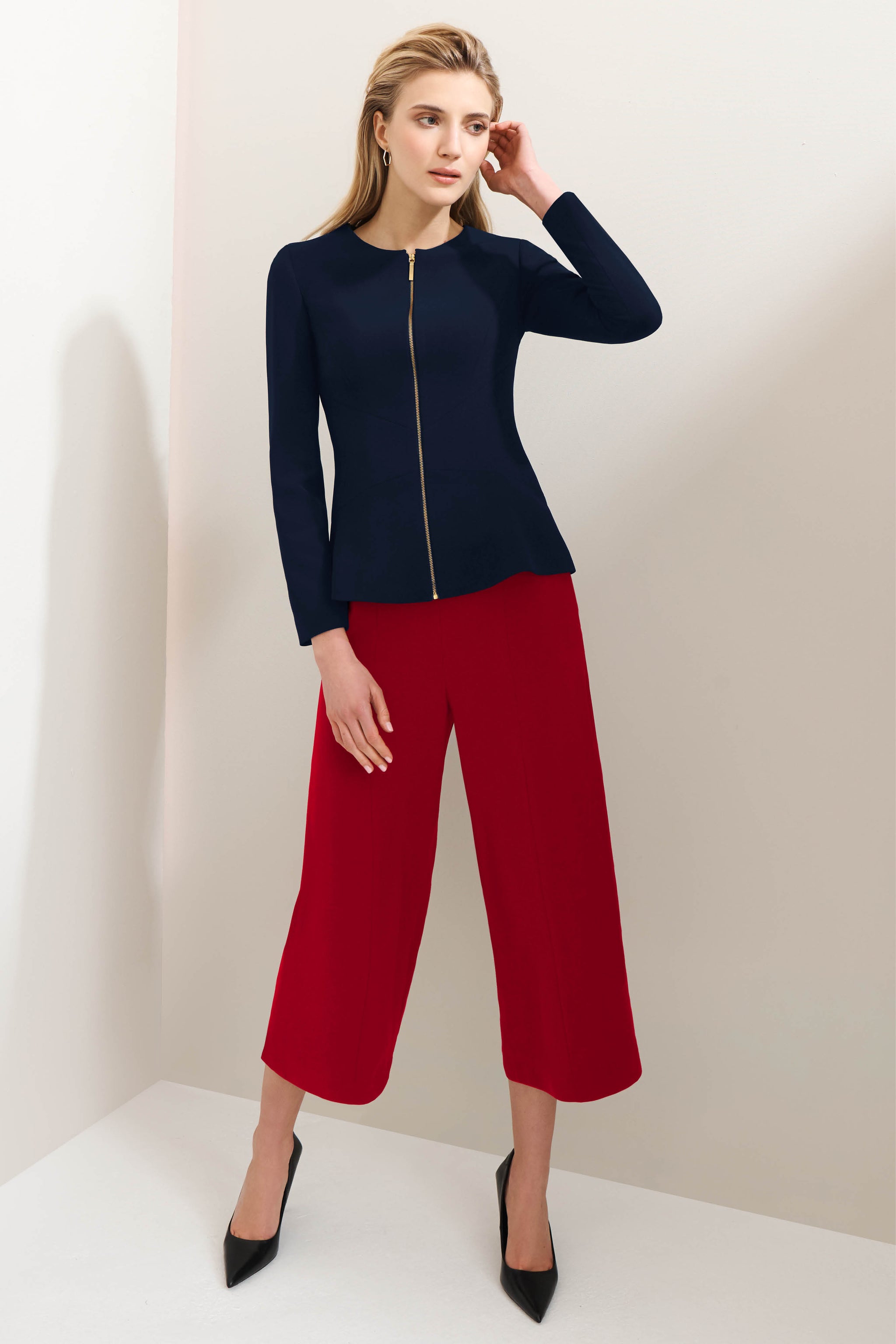 Kendle Bright Red Culottes
